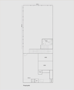 Floorplan of the event space.